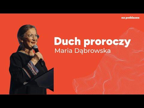 Maria Dąbrowska podczas rozmowy w programie Na Poddaszu o uwielbieniu proroczym i służbie w Kościele