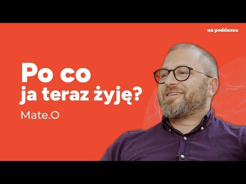 Mateusz Otręba Mate.O podczas wywiadu w programie Na Poddaszu